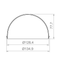 5.0 inch Screw-thread Dome Cover